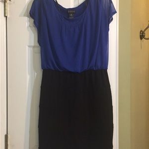 Enfocus women blue and black dress